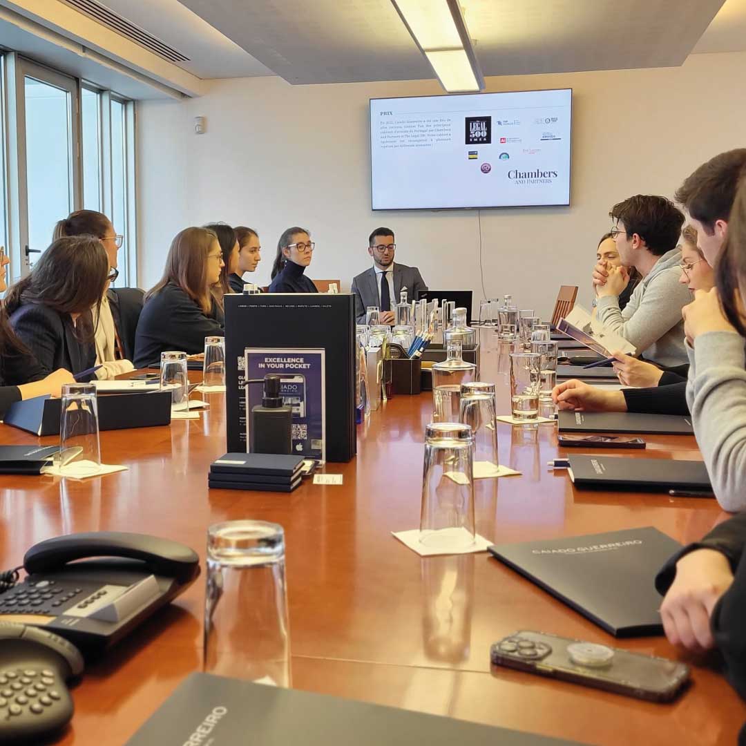 Caiado Guerreiro welcomed students from the University of Paris II ...