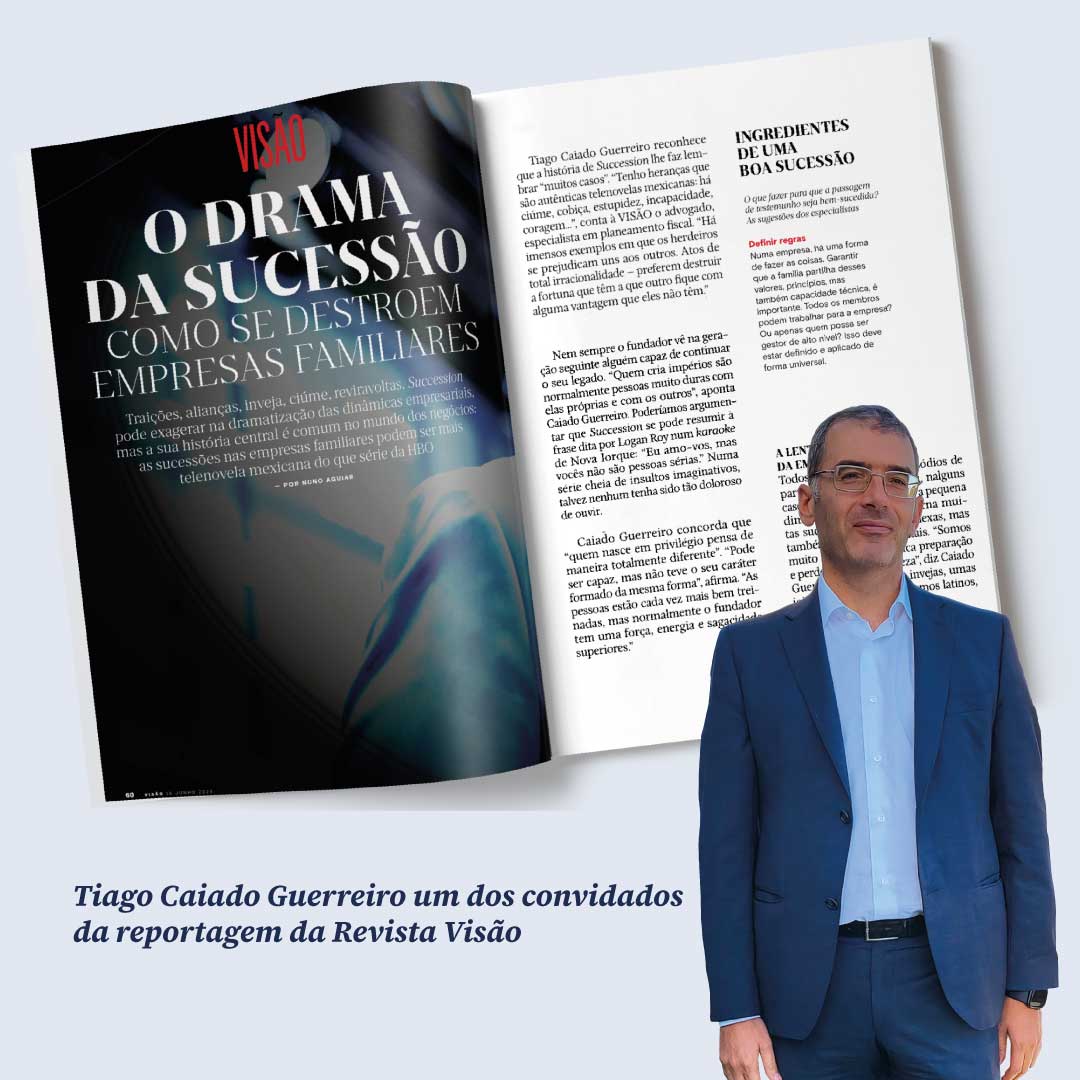 "Há imensos exemplos em que os herdeiros se prejudicam" | Caiado Guerreiro