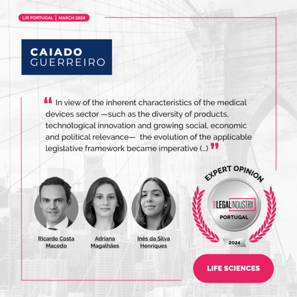 Caiado Guerreiro featured in The Legal Industry Reviews
