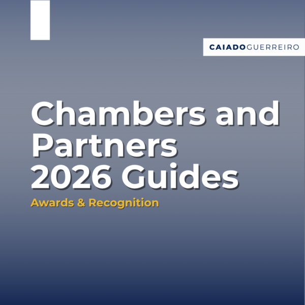 Caiado Guerreiro reconhecida na edição de 2026 pela Chambers and Partners