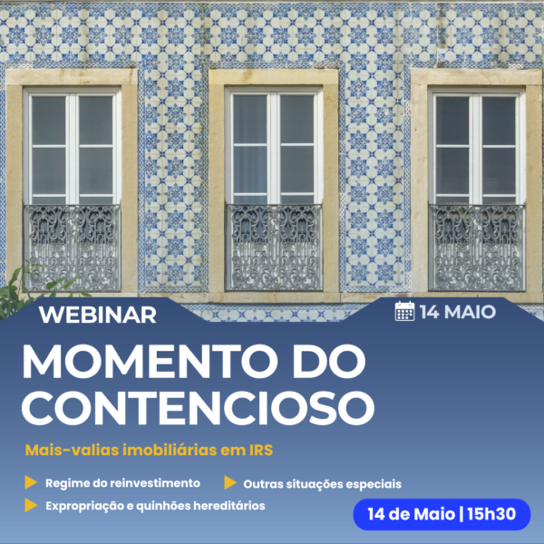 Webinar Momento do Contencioso