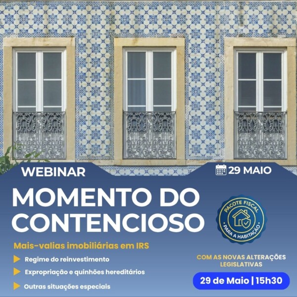 Webinar Momento do Contencioso