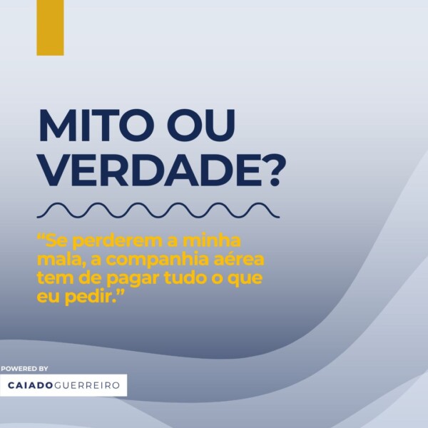“Se perderem a minha mala, a companhia aérea tem de pagar tudo o que eu pedir.”